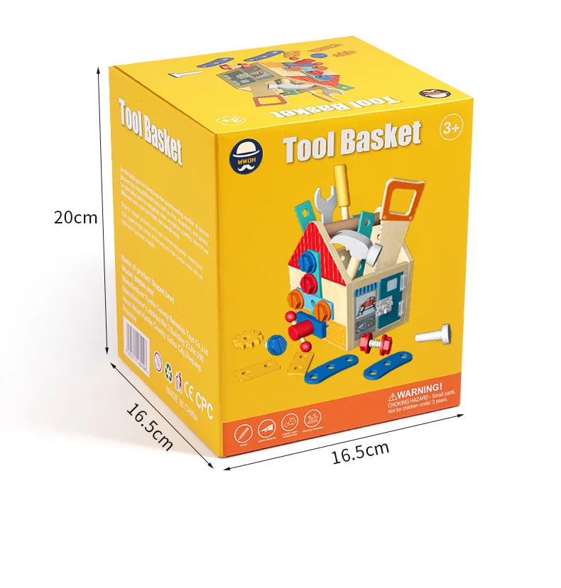 Caja Montessori de Herramientas en Madera