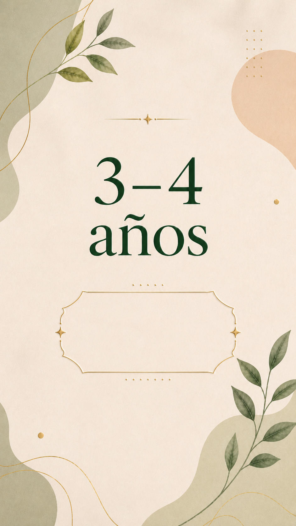 3–4 años