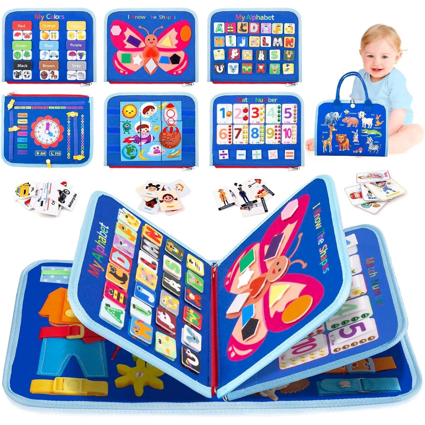 Tablero Montessori Especial para Viaje