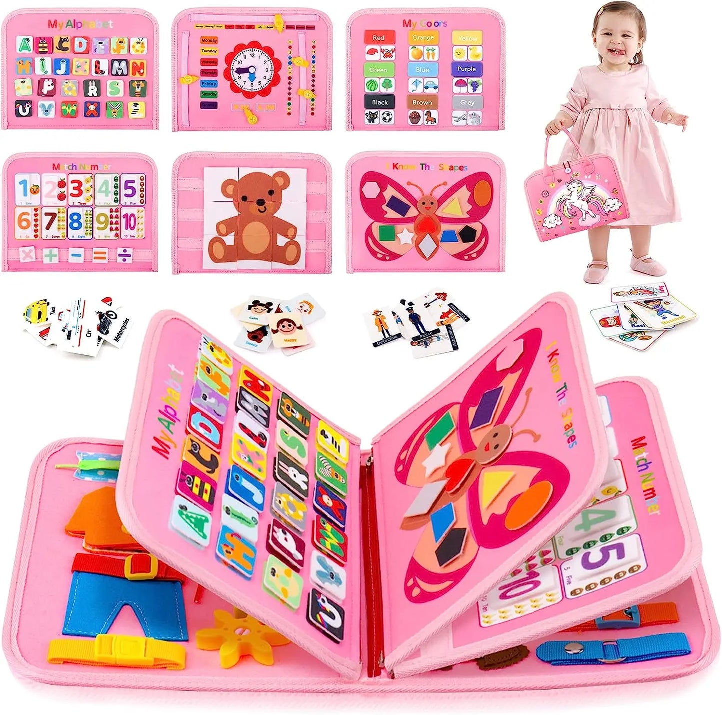 Tablero Montessori Especial para Viaje