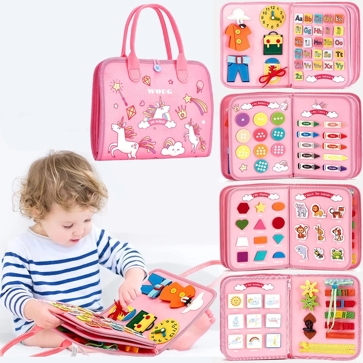 Tablero Montessori Especial para Viaje
